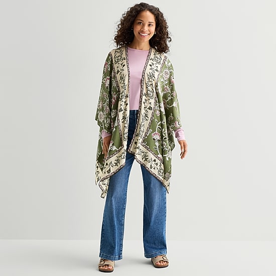 St. John's Bay Floral Wrap
