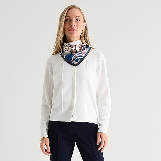 Liz Claiborne Paisley Square Scarf
