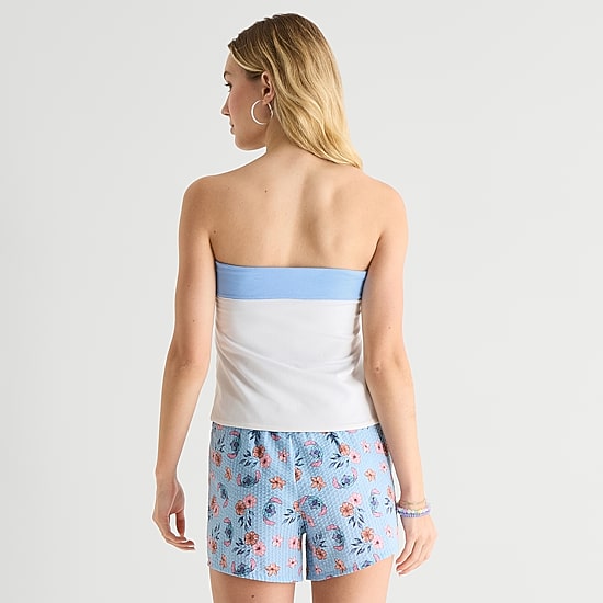 Stitch Tube Top Womens Juniors Stitch Tube Top