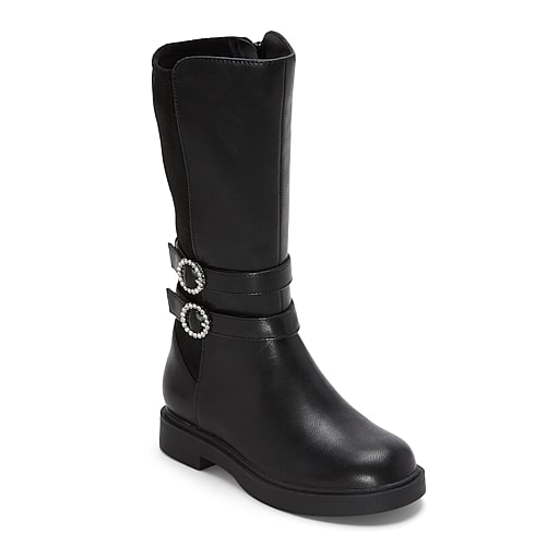 Thereabouts Little & Big Kid Girls Delaney Flat Heel Riding Boots In Black