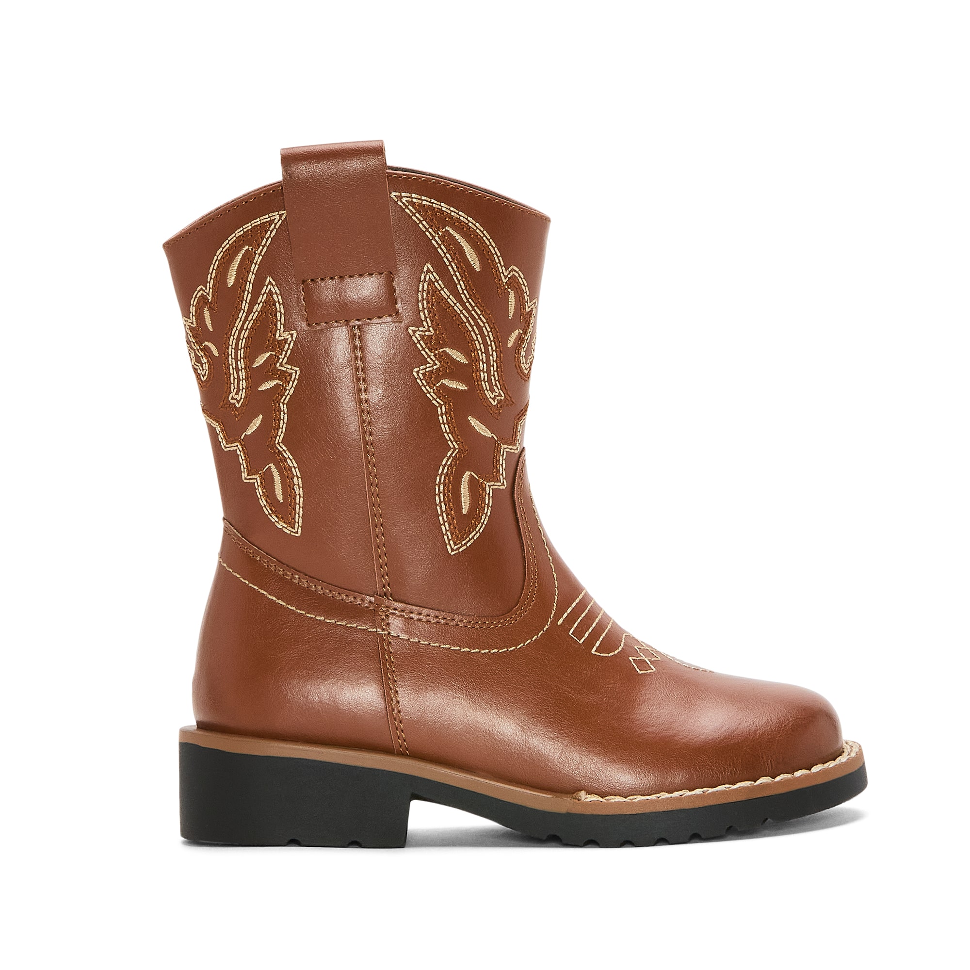 Thereabouts Little & Big Kid Boys Jace Block Heel Cowboy Boots