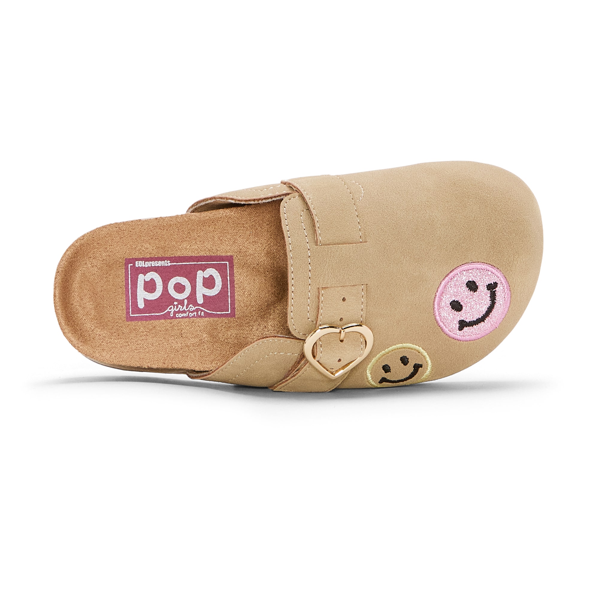 Pop Mynna Girls Round Closed Toe Mules
