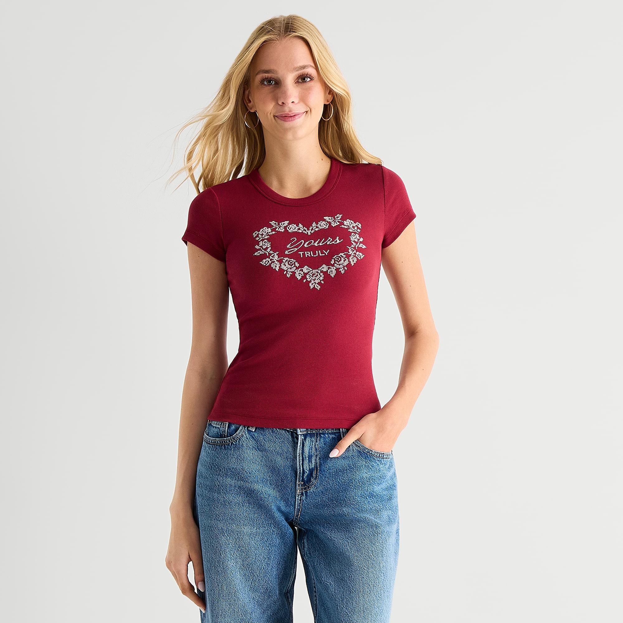 Arizona Baby Womens Crew Neck Short Sleeve T-Shirt
