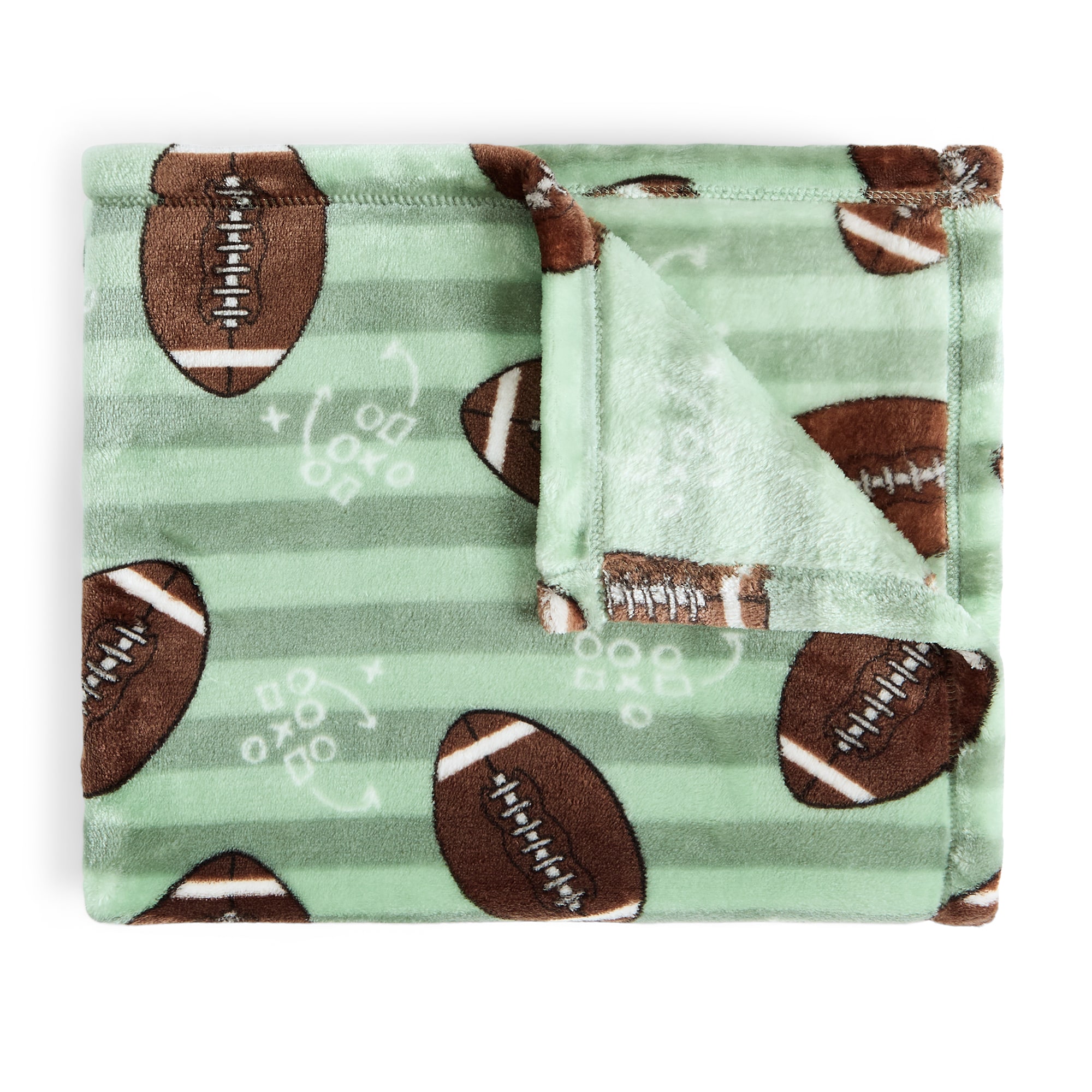 Home Expressions Velvet Plush Football Throw