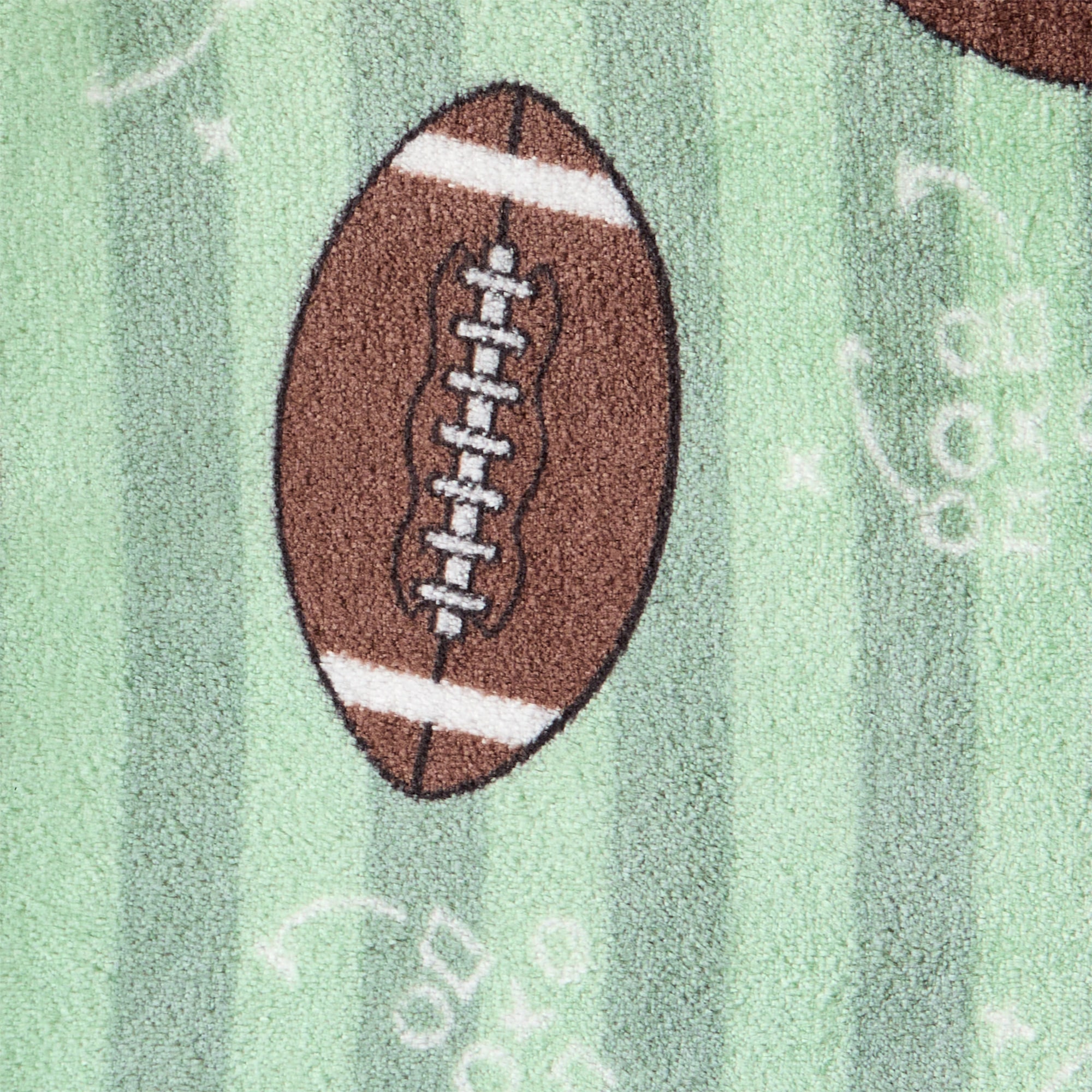 Home Expressions Velvet Plush Football Throw