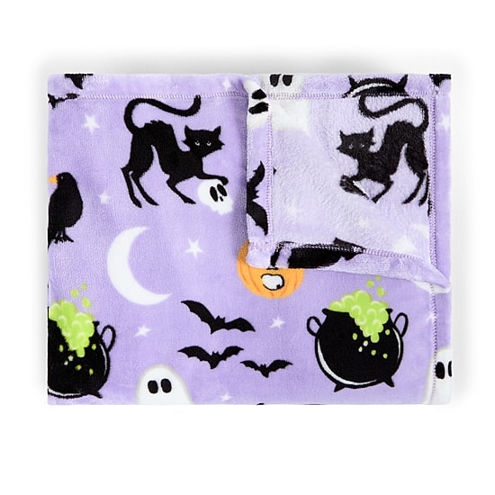 Home Expressions Velvet Plush Halloween Throw