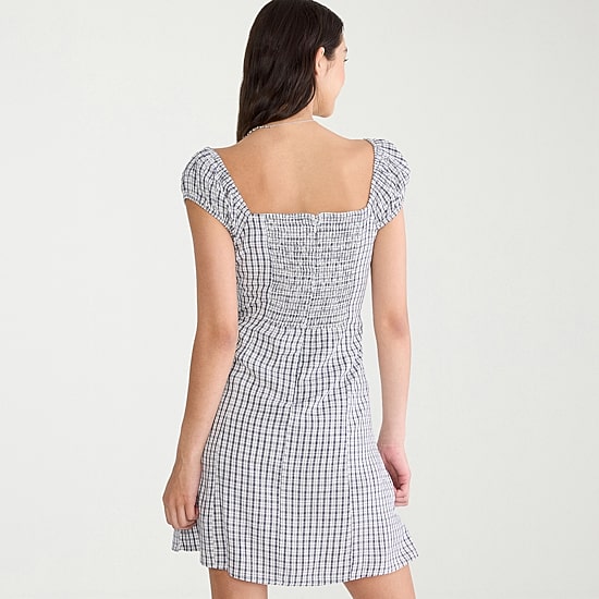 AEROPOSTALE Womens Juniors Keyhole Neck Short Sleeve Sundress