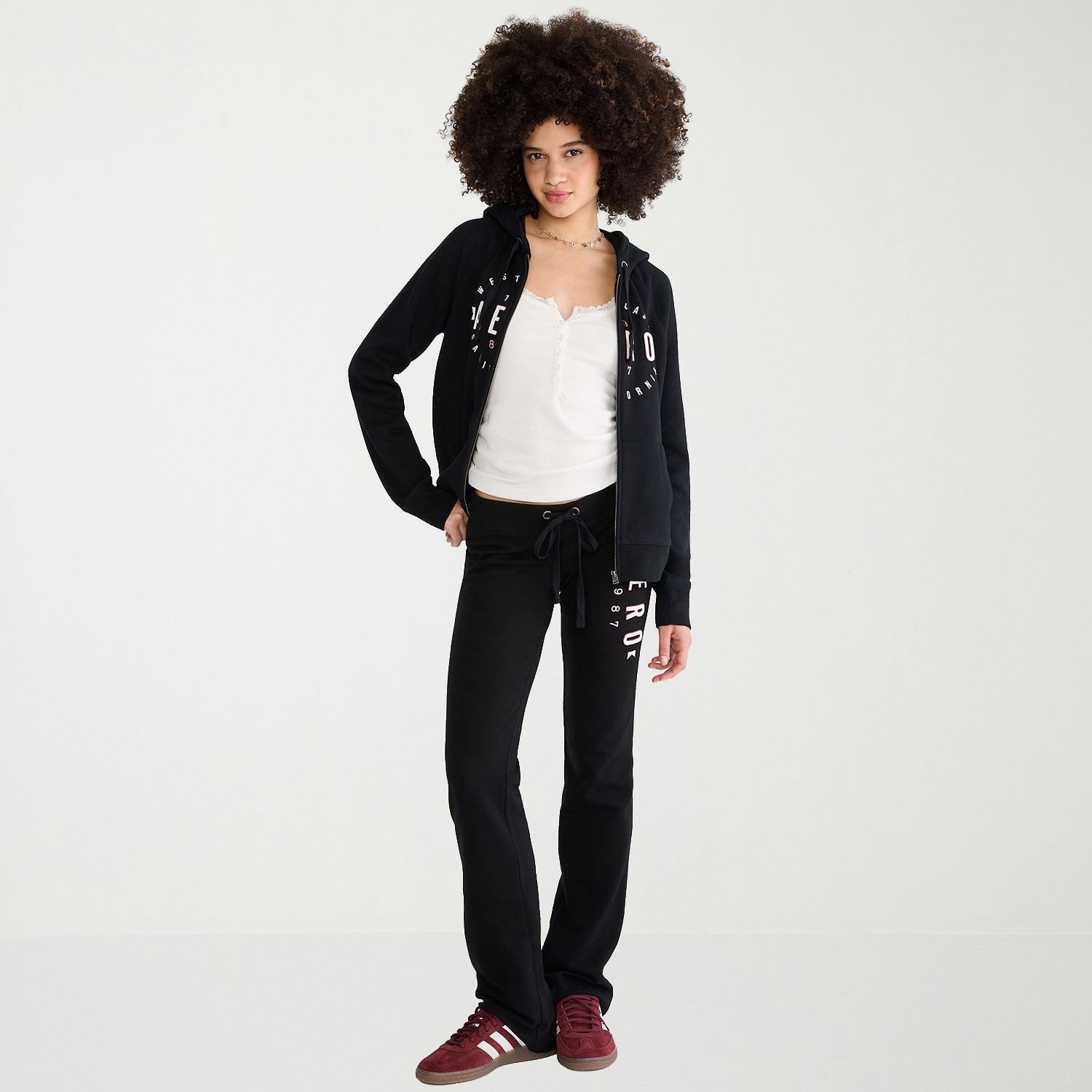 AEROPOSTALE Womens Juniors Fleece Sweatpant