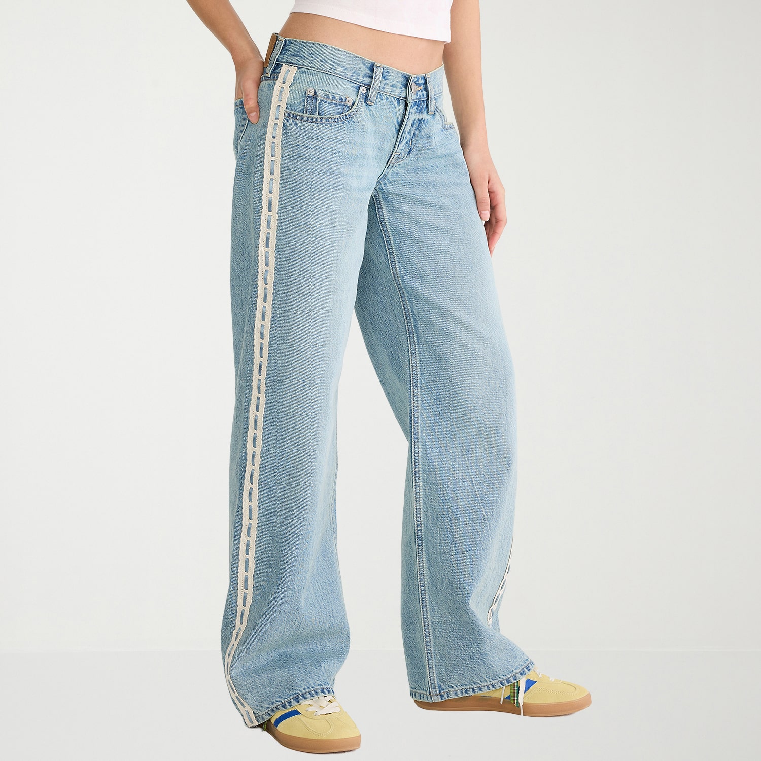 AEROPOSTALE Womens Juniors Baggy Fit Jean