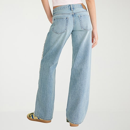 AEROPOSTALE Womens Juniors Low Rise Baggy Fit Jean
