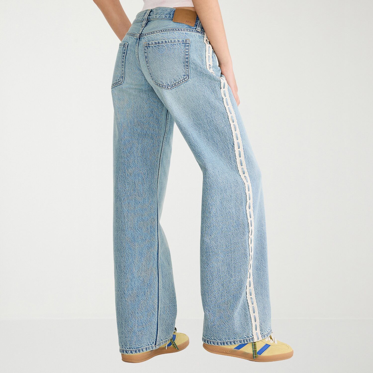 AEROPOSTALE Womens Juniors Baggy Fit Jean