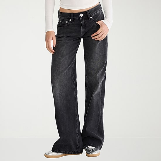 AEROPOSTALE Womens Juniors Low Rise Wide Leg Jean