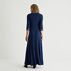 long dark blue dress and jcpenney formal flowy Wedtrend Women Navy Tiered Bridesmaid A Line Strapless Pleated Tiered Floor Length Ruffle Wedding Party Guest Dress, satin color / US4 this sophisticated long dress will be your partner Long Sleeve Blue Dresses for