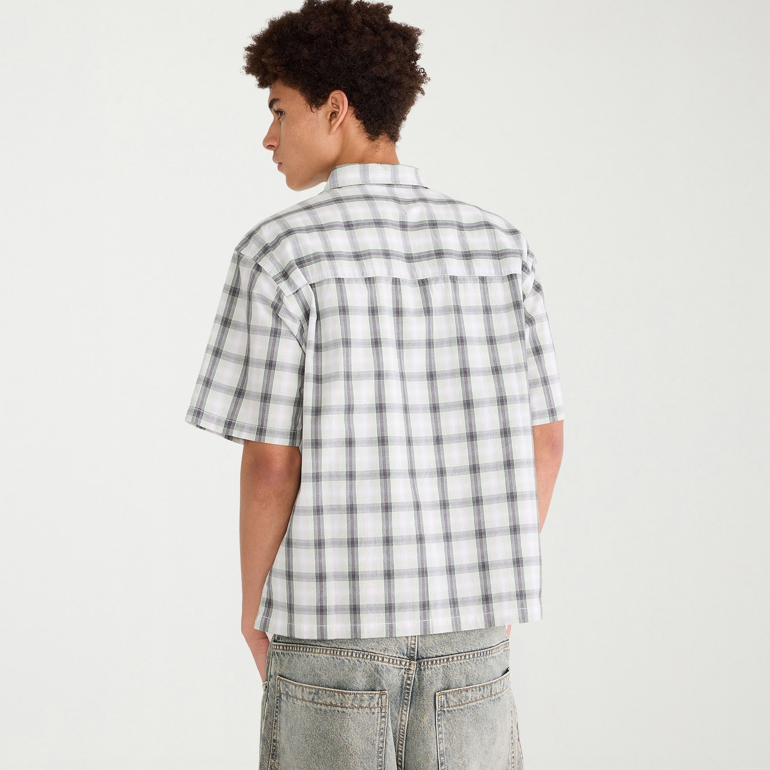 AEROPOSTALE Mens Short Sleeve Boxy Fit Button-Down Shirt