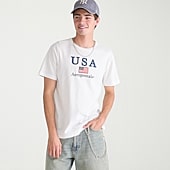 AEROPOSTALE Mens Crew Neck Short Sleeve Classic Fit Graphic T-Shirt
