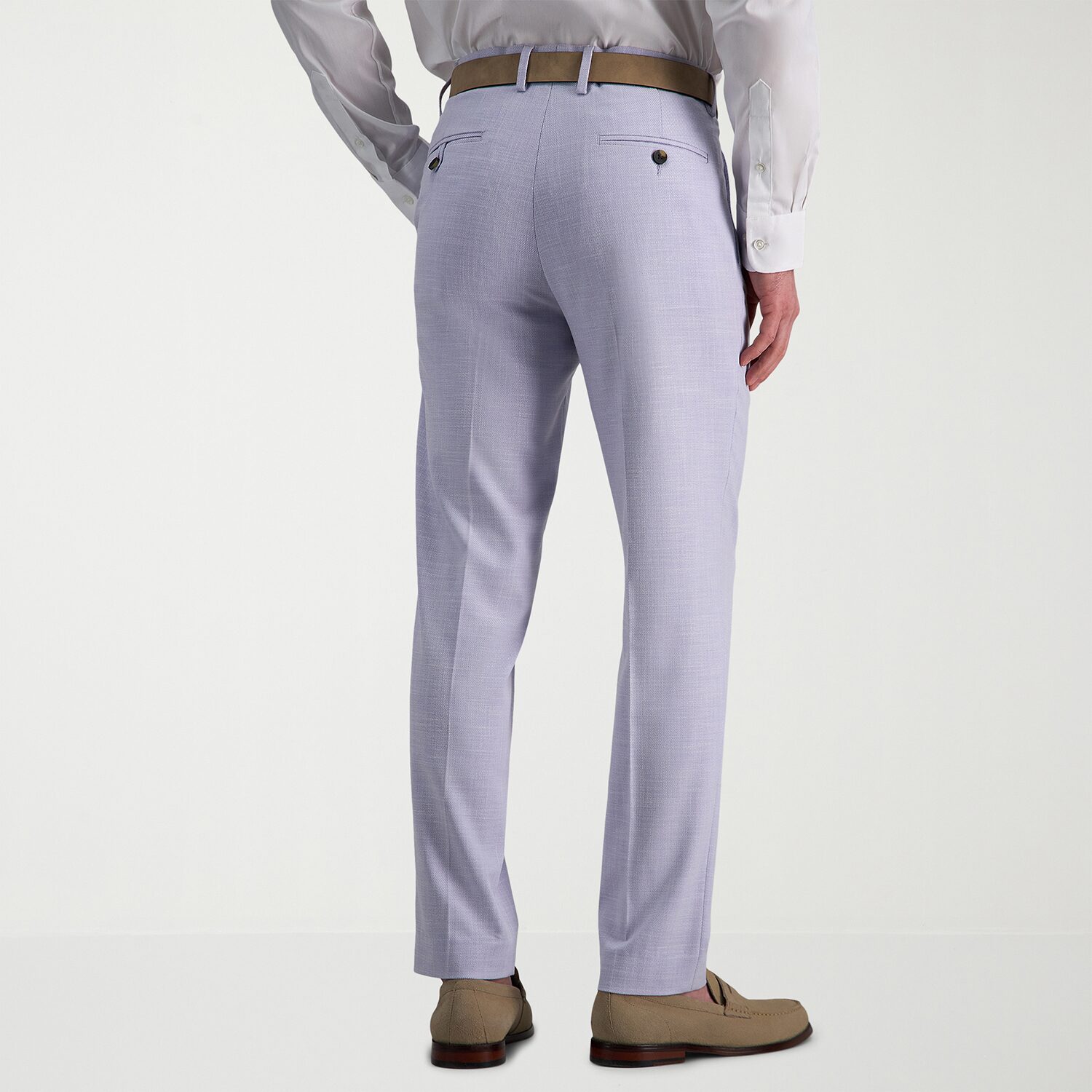Haggar JMH Mens Stretch Fabric Slim Fit Flat Front Suit Pant