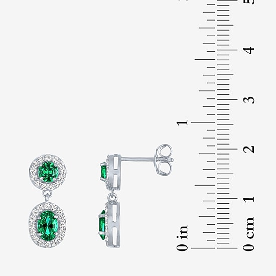 Lab-created Gemstone Sterling Silver 2-pc. Jewelry Set