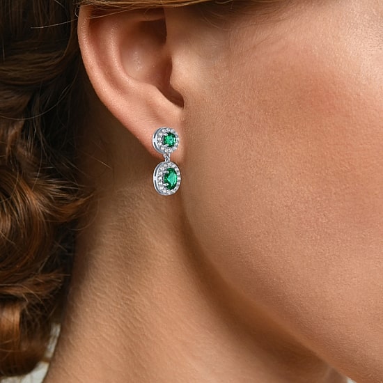 Lab-created Gemstone Sterling Silver 2-pc. Jewelry Set