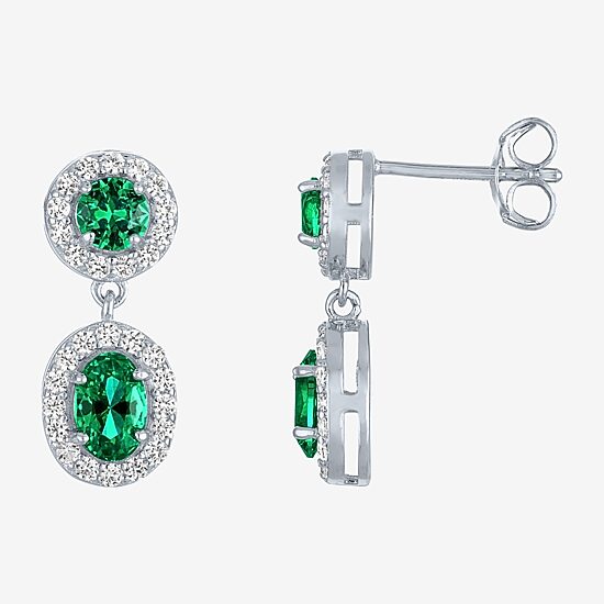 Lab-created Gemstone Sterling Silver 2-pc. Jewelry Set