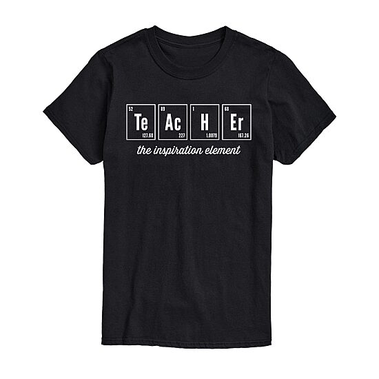 Mens Short Sleeve Teacher Graphic T-Shirt