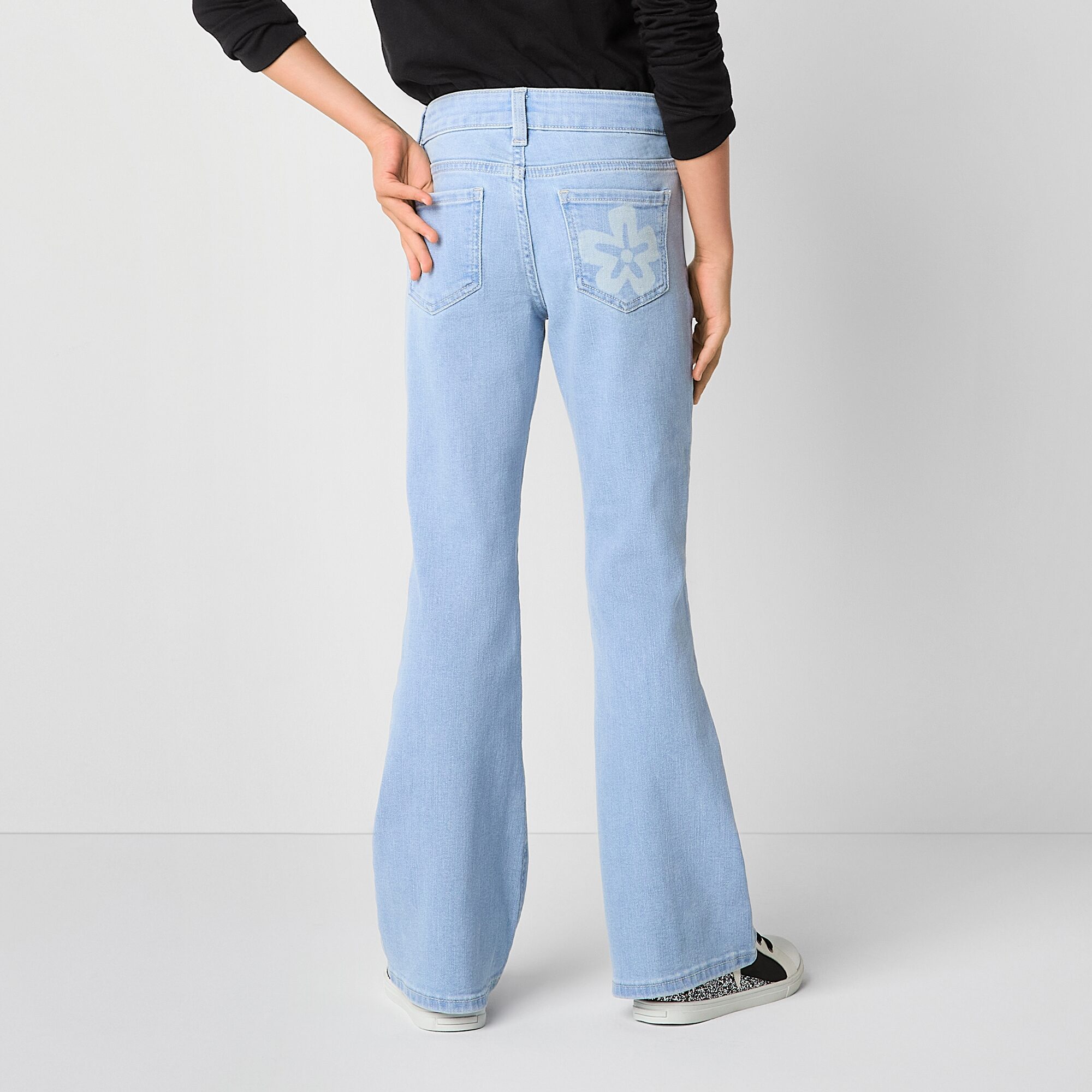Thereabouts Little & Big Kid Girls Flare Leg Jean