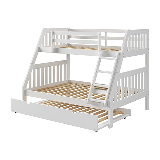 Austin Mission Twin over Full Bunk Bed with Twin Trundle