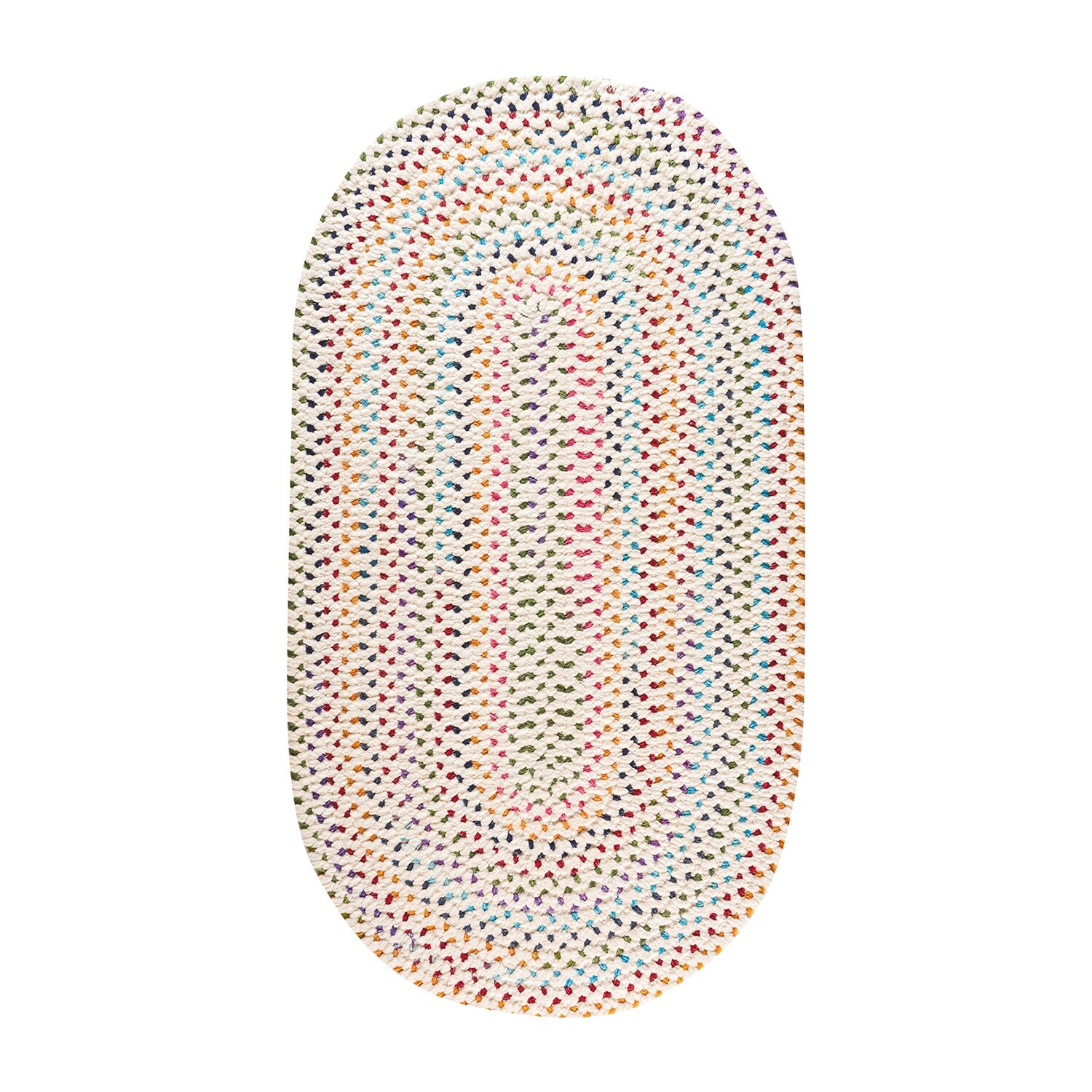 Capel Inc. Vivid Multi Braided Reversible Indoor Oval Area Rug