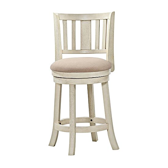 AVALON FURNITURE Upholstered Swivel Bar Stool