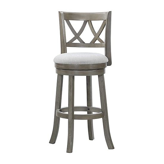 AVALON FURNITURE Upholstered Swivel Bar Stool