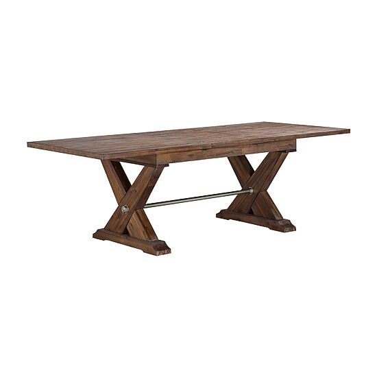 AVALON FURNITURE Fresno Rectangular Wood-Top Dining Table