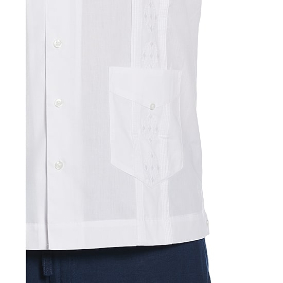 Cubavera Mens Short Sleeve Regular Fit Big and Tall Button-Down Shirt