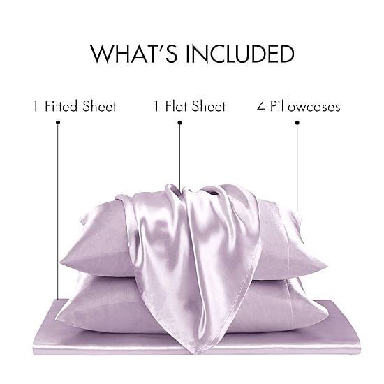 Madison Park Essentials Solid Satin 6-pc. Sheet Set