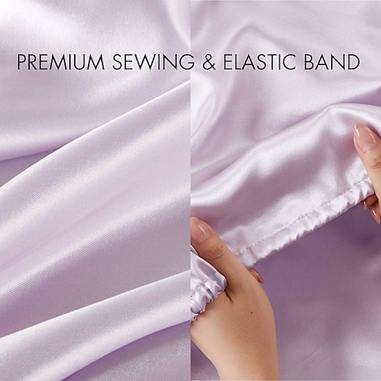 Madison Park Essentials Solid Satin 6-pc. Sheet Set