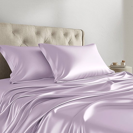 Madison Park Essentials Solid Satin 6-pc. Sheet Set