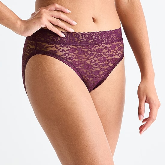 Ambrielle High Cut Lace Panty