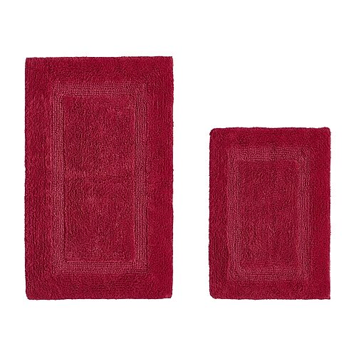 Better Trends Lux Tufted Mat Bath Rug In Red