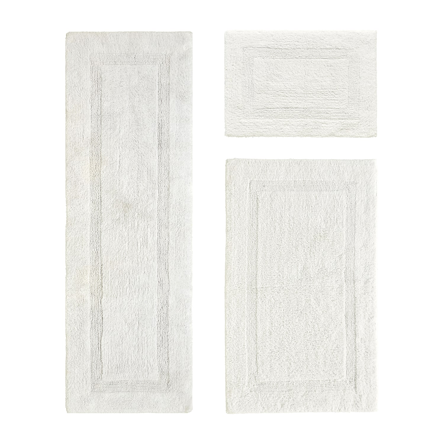 Better Trends Lux Tufted Mat 3-pc. Bath Rug Set