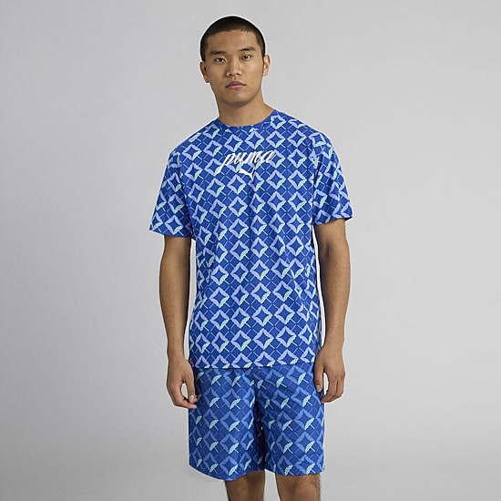 PUMA Mens Crew Neck Short Sleeve Active T-Shirt