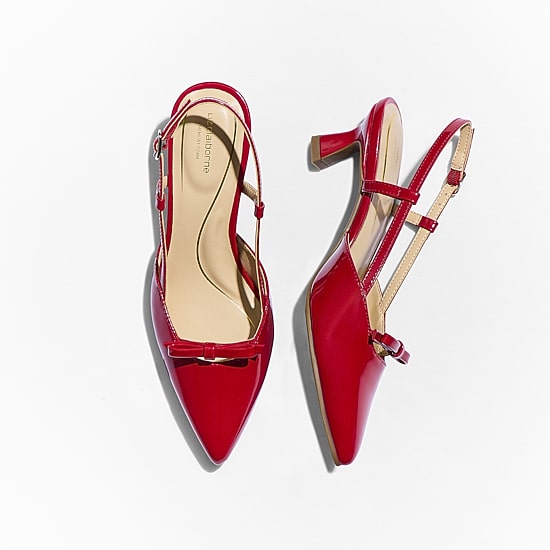 Liz Claiborne Harty Womens Pointed Closed Toe Cone Heel Pumps
