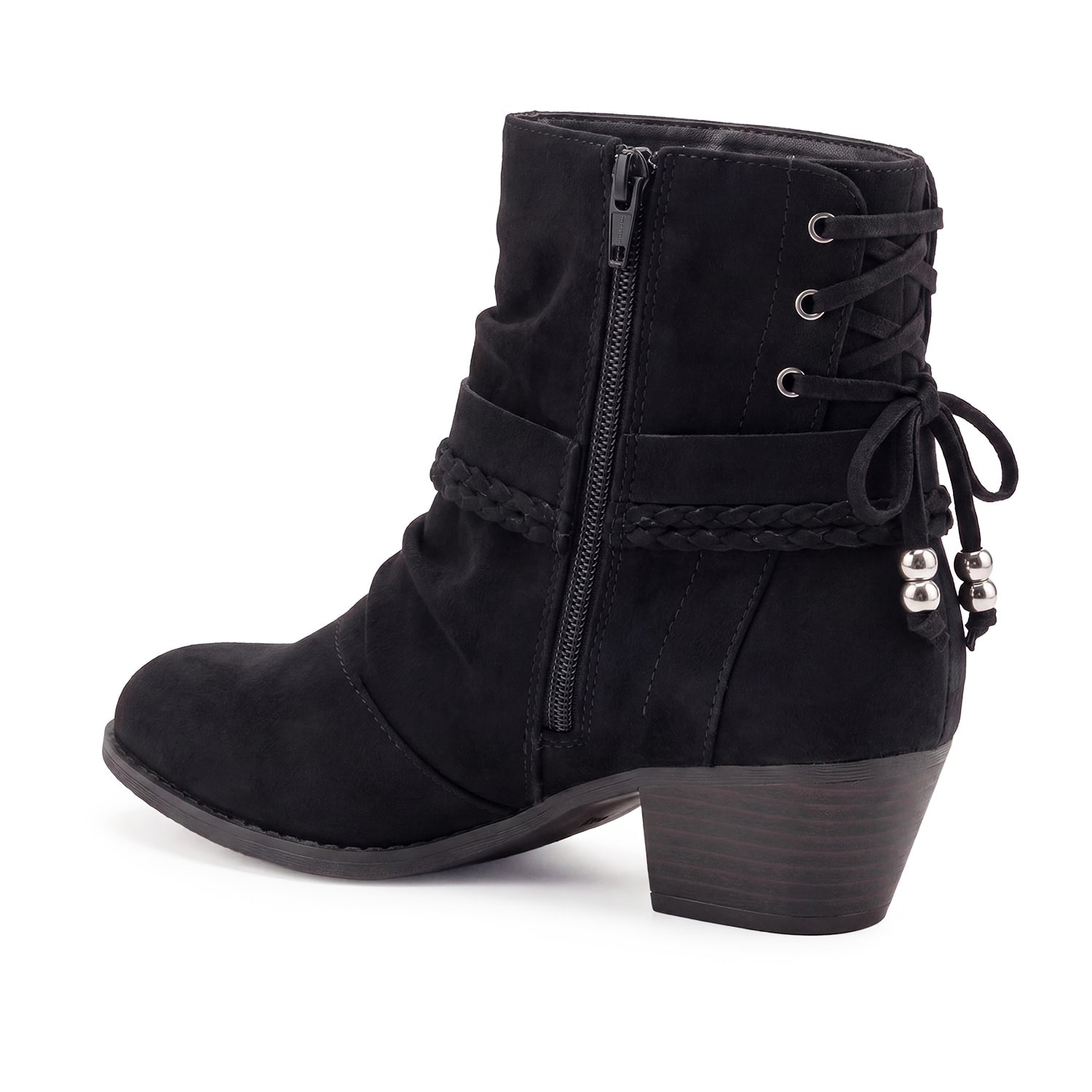 Pop Womens Encinitas Block Heel Booties