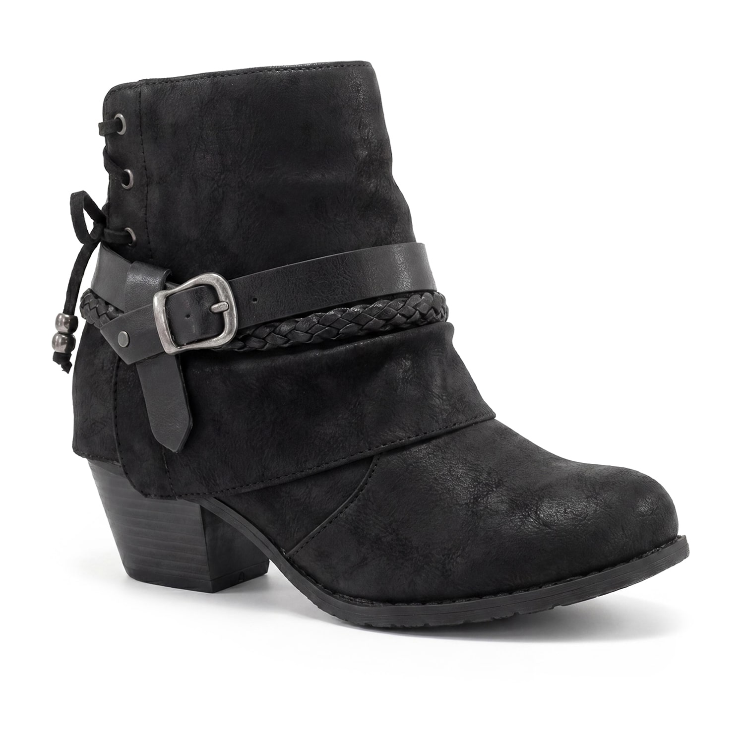 Pop Womens Encinitas Block Heel Booties