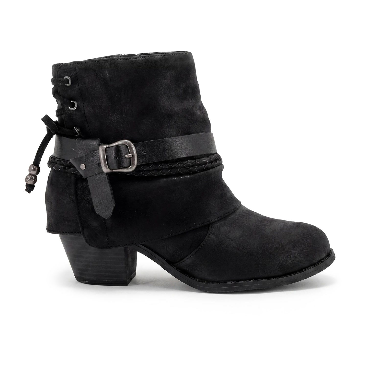 Pop Womens Encinitas Block Heel Booties
