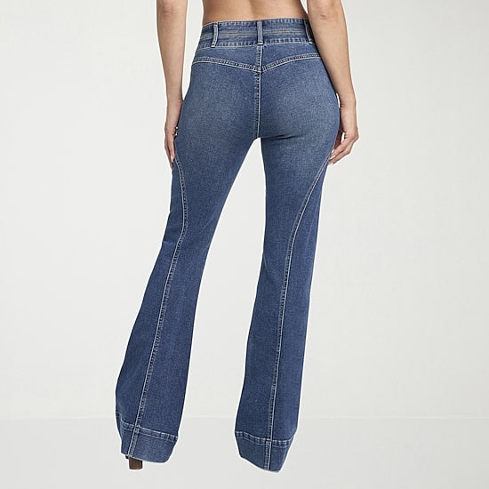 JS Jessica Simpson Womens High Rise Flare Leg Jean