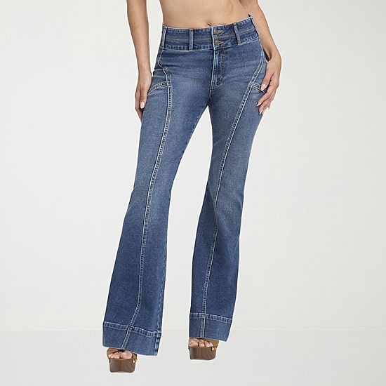 JS Jessica Simpson Womens High Rise Flare Leg Jean