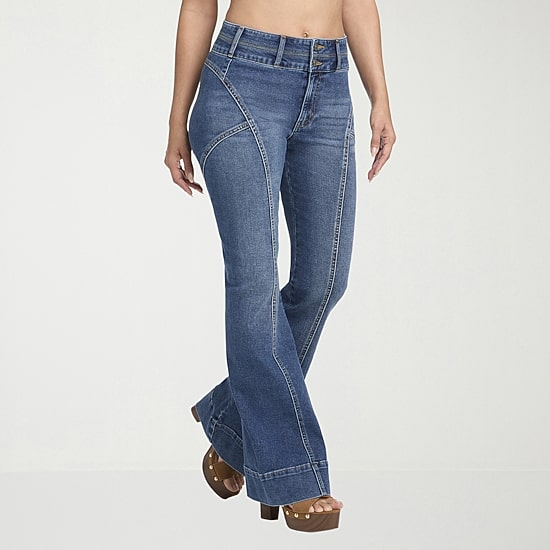 JS Jessica Simpson Womens High Rise Flare Leg Jean