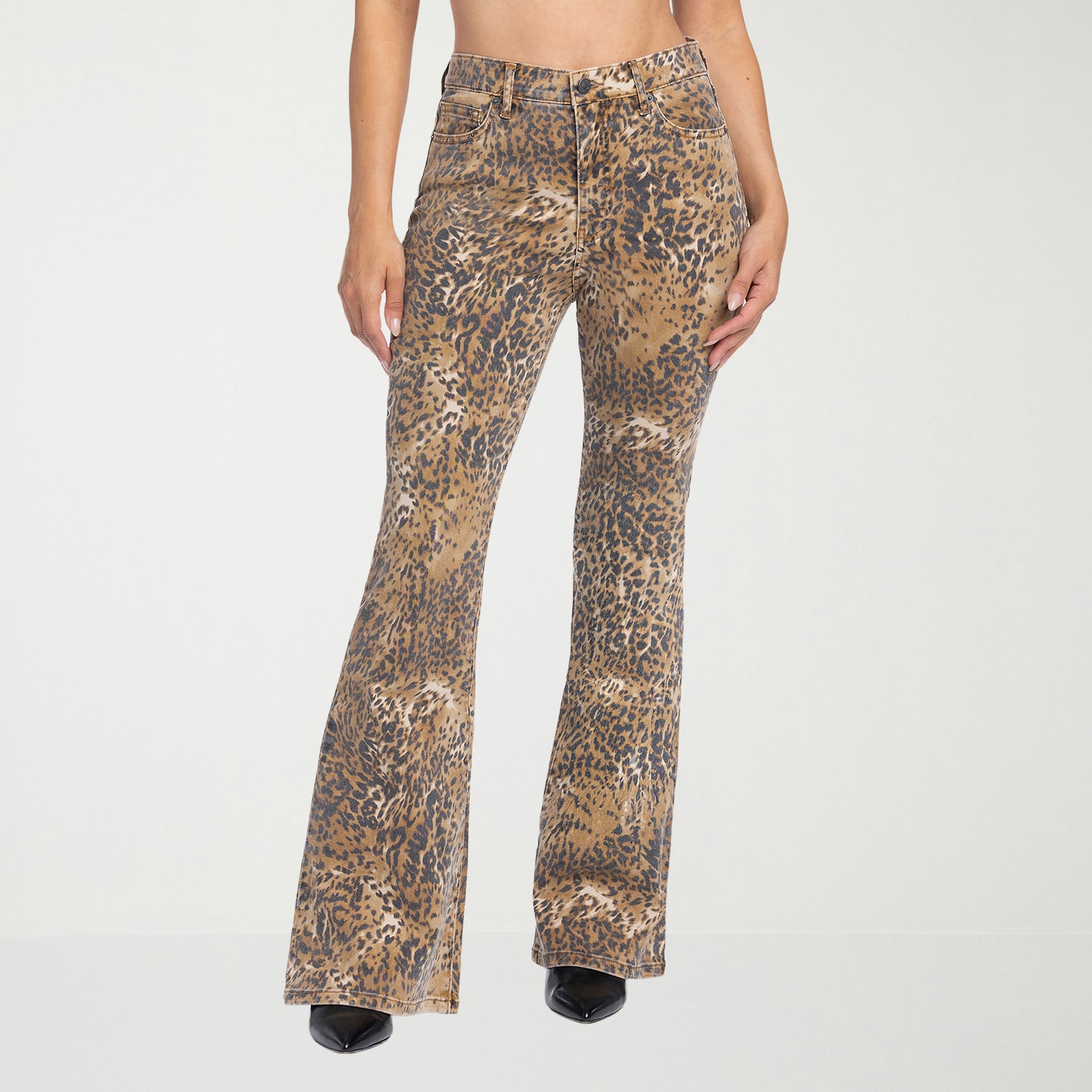 JS Jessica Simpson Womens High Rise Flare Leg Jean