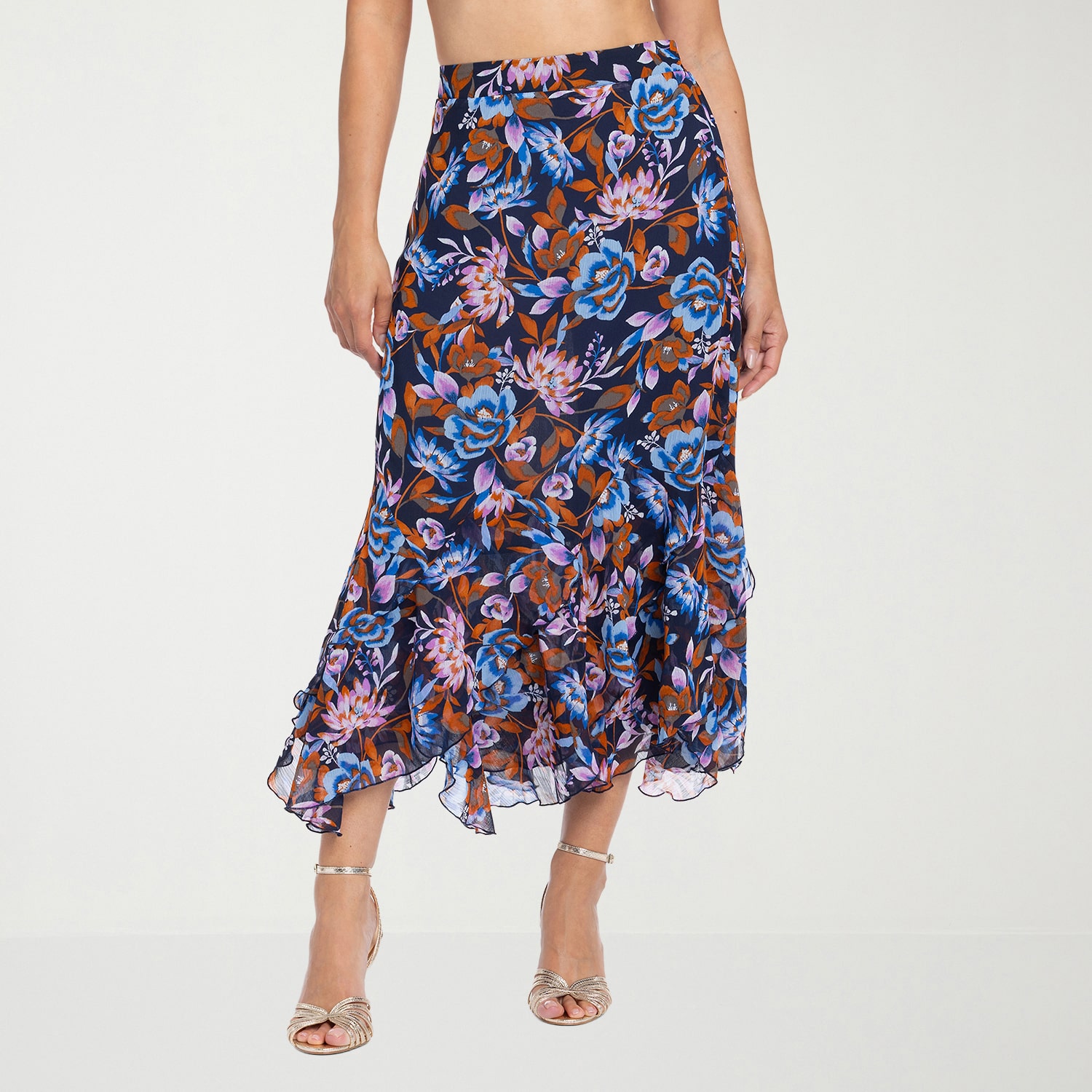 JS Jessica Simpson Womens High Rise Maxi Skirt