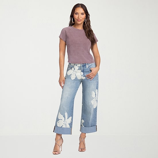 JS Jessica Simpson Womens High Rise Boyfriend Jean
