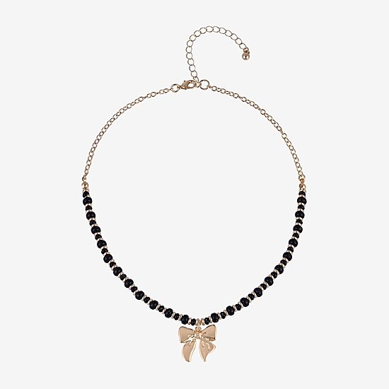 Arizona Womens Bow 16 Inch Pendant Necklace
