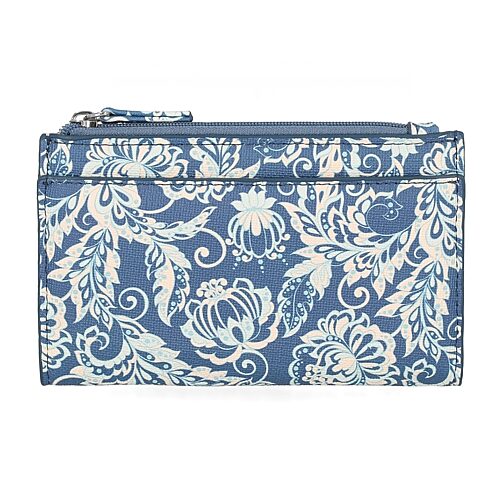 Mundi Delilah Wallet Womens Rfid Blocking Slim Fold Wallet In Blue
